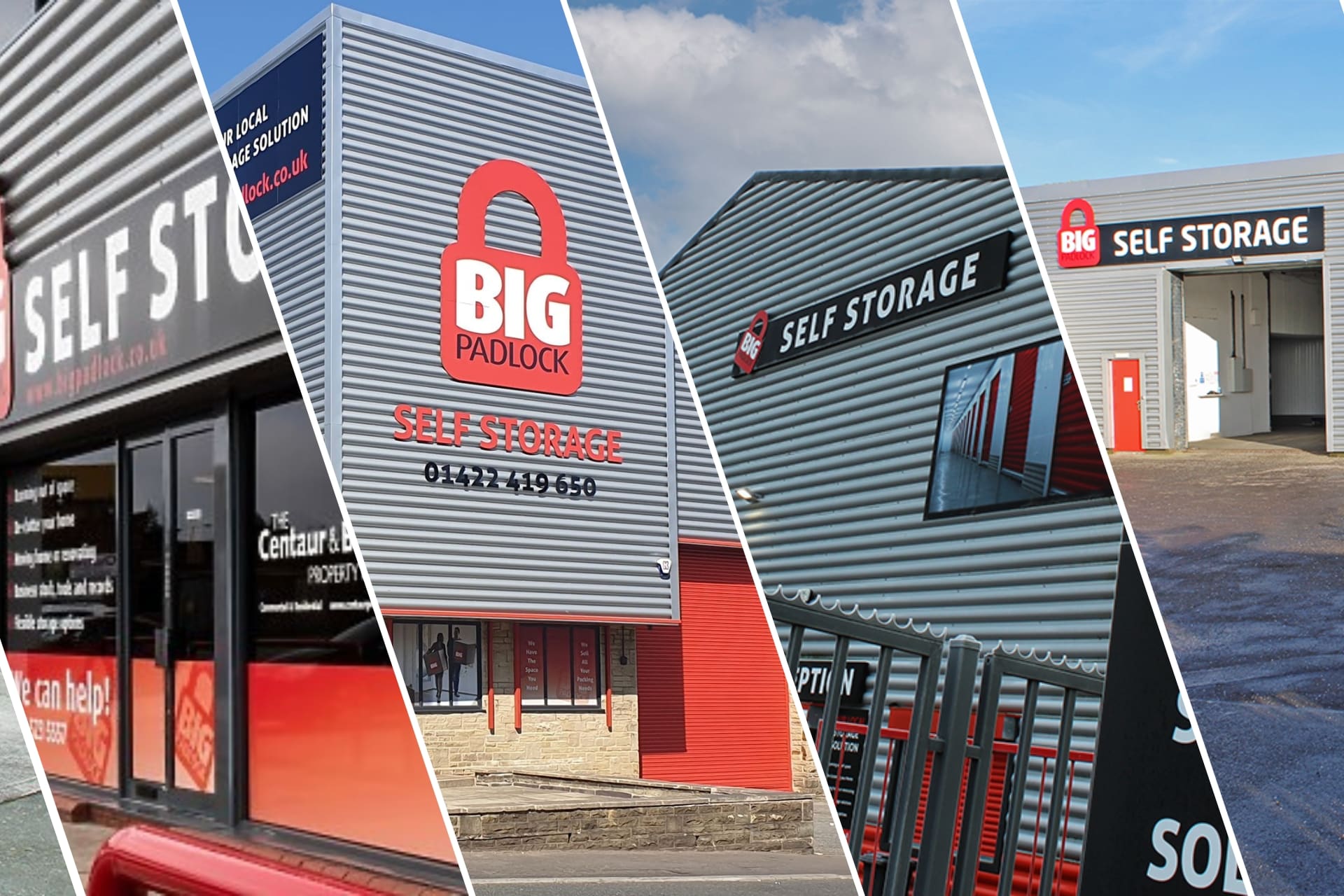 Big Padlock Self Storage Units in Aberdare, Ayr, Cardiff, Dartford, Halifax, Huyton, Liverpool, Wirral and Wrexham