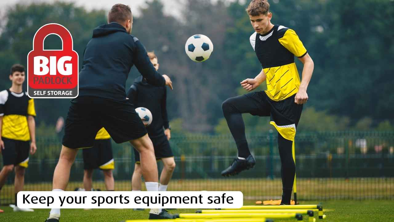 Big Padlock Sports Equipment Keep Your Sports Equipment Safe