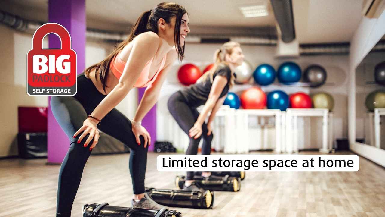 Big Padlock Sports Equipment Limited storage space at home